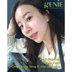 Serum trứng cá hồi ngọc trai Genie Caviar Pearl Capsule Ampoule 30ml 11 serum trung ca tam ngoc trai genie caviar pearl capsule ampoule 30ml kd