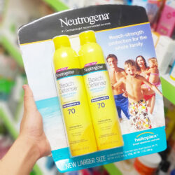 Set 2 xịt chống nắng Neutrogena Beach Defense SPF70 240g 5 set 2 xit chong nang neutrogena beach defense spf70 240g ka