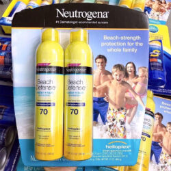 Set 2 xịt chống nắng Neutrogena Beach Defense SPF70 240g 7 set 2 xit chong nang neutrogena beach defense spf70 240g kc
