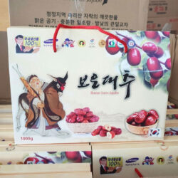 Táo đỏ Hàn Quốc sấy khô Boeun loess Jujube Hộp quà Tết 1kg 6 tao do han quoc say kho boeun loess jujube hop qua tet 1kg ka