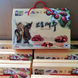 Táo đỏ Hàn Quốc sấy khô Boeun loess Jujube Hộp quà Tết 1kg 7 tao do han quoc say kho boeun loess jujube hop qua tet 1kg kb