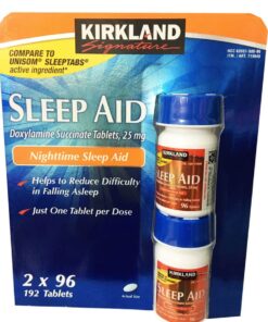 vien uong ho tro giac ngu ngon kirkland signature sleep aid 2 hop x96 vien 150824 ka