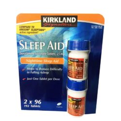Viên uống hỗ trợ giấc ngủ ngon Kirkland Signature Sleep Aid 2 hộp x96 viên
