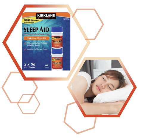 Viên uống hỗ trợ giấc ngủ ngon Kirkland Signature Sleep Aid 2 hộp x96 viên