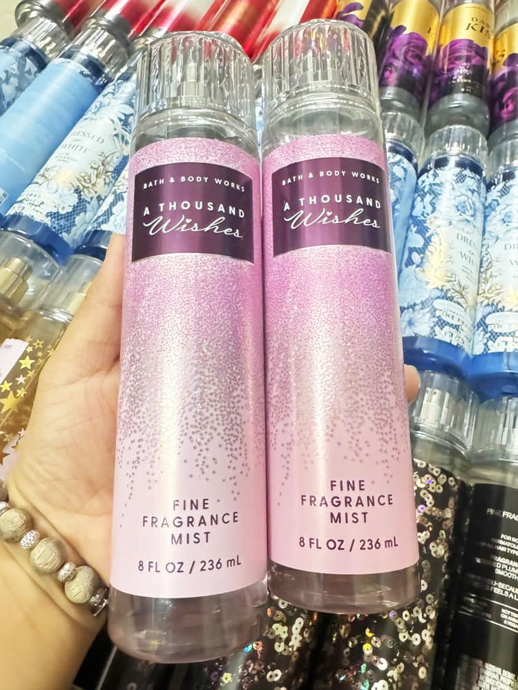 Xịt thơm Bath & Body Works A Thousand Wishes Fine Fragrance Mist 236ml - Ảnh 2