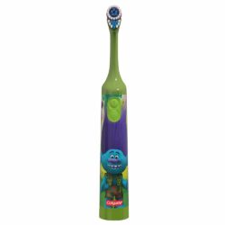 Bàn chải đánh răng trẻ em Colgate Trolls dùng pin (Xanh Lá) 5 ban chai danh rang tre em colgate trolls dung pin xanh la ka