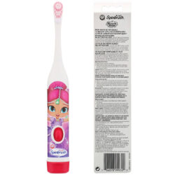 Bàn chải đánh răng trẻ em Kid’s Spinbrush Shimmer and Shine dùng pin (Hồng) 6 ban chai danh rang tre em kids spinbrush shimmer and shine dung pin hong ka