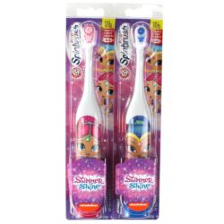 Bàn chải đánh răng trẻ em Kid’s Spinbrush Shimmer and Shine dùng pin (Hồng) 7 ban chai danh rang tre em kids spinbrush shimmer and shine dung pin hong kd