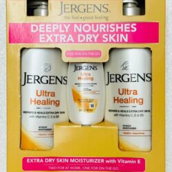Bộ 3 sản phẩm dưỡng thể Jergens Ultra Healing (621ml x2)+88ml (Mẫu mới) 5 bo 3 san pham duong the jergens ultra healing 621ml x288ml mau moi kra