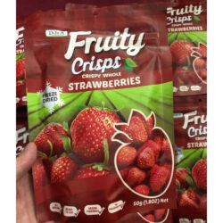 Dâu sấy giòn DJ&A Fruity Crisps Strawberries 50g 6 dau say gion dj a fruity crisps strawberries 50g kb