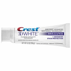 Kem đánh răng Crest 3D White Brilliance Toothpaste 116g (Lốc 2 tuýp) 9 kem danh rang crest 3d white brilliance toothpaste 116g loc 2 tuyp kc