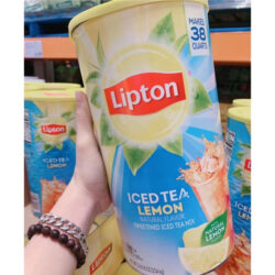 tra chanh lipton iced tea lemon lon 2 54kg ke