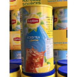 tra chanh lipton iced tea lemon lon 2 54kg kf
