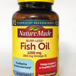 Viên dầu cá Nature Made Fish Oil 1200mg 360mg Omega-3 60 viên (Burp-Less) 5 vien dau ca nature made fish oil 1200mg 360mg 60 vien 040324 ka