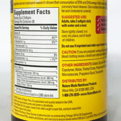Viên dầu cá Nature Made Fish Oil 1200mg 360mg Omega-3 60 viên (Burp-Less) 7 vien dau ca nature made fish oil 1200mg 360mg 60 vien 040324 kc