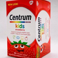 Viên nhai Vitamin cho trẻ em Centrum Kids Strawberry 60 chewable tablets 9 vien nhai vitamin cho tre em centrum kids strawberry 60 chewable tablets knb