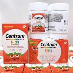 Viên nhai Vitamin cho trẻ em Centrum Kids Strawberry 60 chewable tablets 15 vien nhai vitamin cho tre em centrum kids strawberry 60 chewable tablets kng