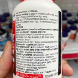 Viên uống Tylenol Acetaminophen Extra Strength 500mg 225 Caplets (Mẫu cũ) 7 IMG 0427