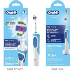 Bàn chải đánh răng sạc điện Oral-B Vitality Plus Pro White 9 ban chai danh rang sac dien oral b vitality plus pro white 180625 ka