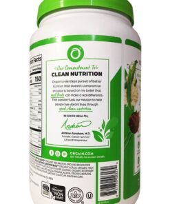 bot protein huu co orgain organic protein 920g huong socola 301024 kc