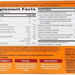 Bột sủi C tăng đề kháng Emergen-C Vitamin C 1000mg Cranberry Pomegranate 30 gói 6 bot sui c tang de khang emergen c vitamin c 1000mg cranberry pomegranate 30 goi ka