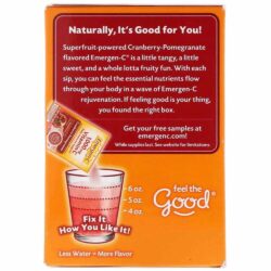 Bột sủi C tăng đề kháng Emergen-C Vitamin C 1000mg Cranberry Pomegranate 30 gói 8 bot sui c tang de khang emergen c vitamin c 1000mg cranberry pomegranate 30 goi kd