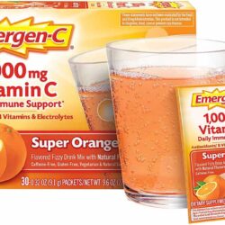 Bột sủi C tăng đề kháng Emergen-C Vitamin C 1000mg Super Orange 30 gói 6 bot sui c tang de khang emergen c vitamin c 1000mg super orange 30 goi kb