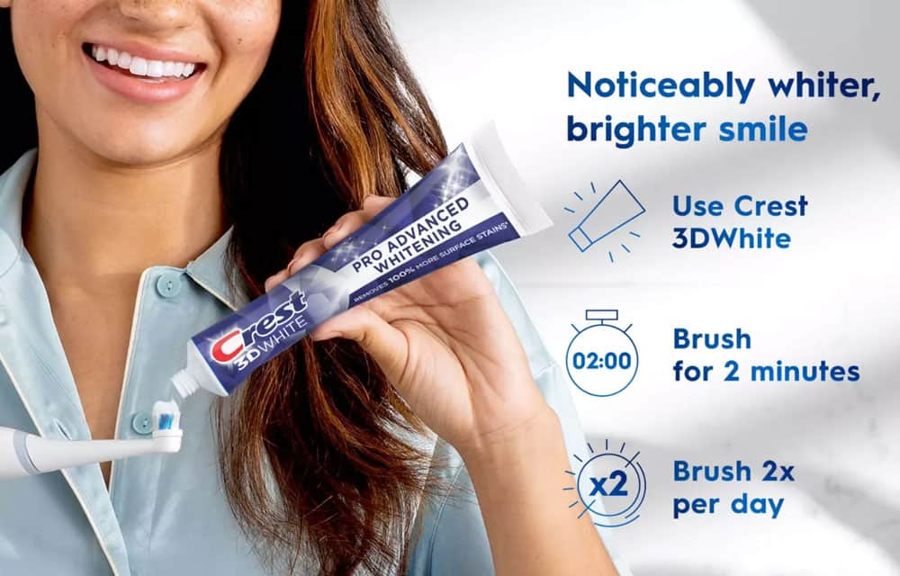 kem danh rang crest 3d white advanced triple whitening 158g x5 147g 100125 ke