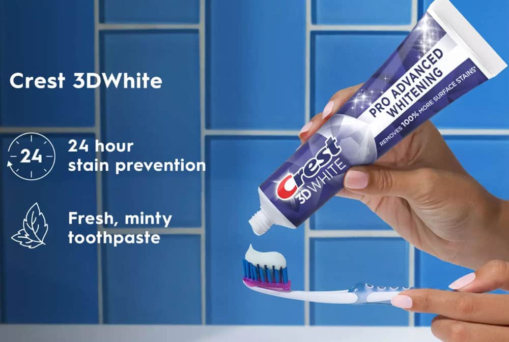 kem danh rang crest 3d white advanced triple whitening 158g x5 147g 100125 kf