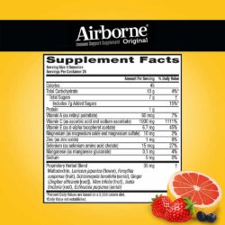 Kẹo dẻo bổ sung vitamin tăng đề kháng Airborne Immune Support Supplement 75 viên 7 keo deo bo sung vitamin tang de khang airborne immune support supplement 75 vien kd