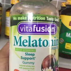 Kẹo dẻo hỗ trợ giấc ngủ ngon Vitafusion Melatonin 3mg Sugar Free 140 viên 5 keo deo ho tro giac ngu ngon vitafusion melatonin 3mg 140 vien vi tra trai cay ka