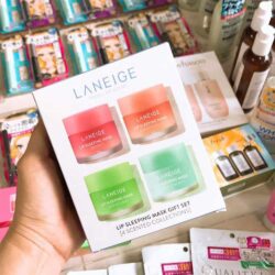 Mặt nạ ngủ cho môi Laneige Lip Sleeping Mask Gift Set 20g x4 mùi 9 mat na ngu cho moi laneige lip sleeping mask gift set 20g x4 mui ka