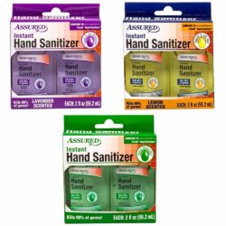 Gel rửa tay khô Assured Hand Sanitizer Lemon 59.2ml x2 5 nuoc rua tay kho assured hand sanitizer lavender 59 2ml x2 kc