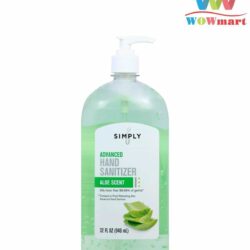 Nước rửa tay khô Simply Advanced Hand Sanitizer Aloe 946ml