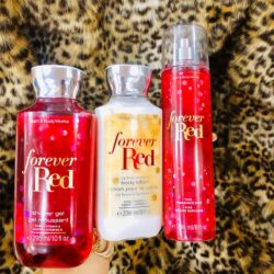 Set tắm dưỡng xịt thơm Bath & Body Works Forever Red 4 set tam duong xit thom bath body works forever red ka