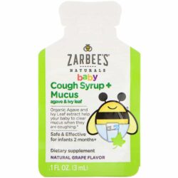 siro ho long dom huong nho cho tre zarbees baby cough syrup mucus 10 goi 30ml kc