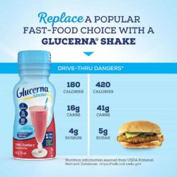 Sữa dành cho người tiểu đường Glucerna Creamy Strawberry Shake 237ml x24 chai 10 sua danh cho nguoi tieu duong glucerna creamy strawberry shake 237ml x24 chai kc