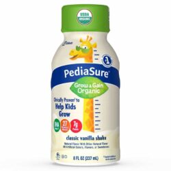 Sữa Pediasure nước hương Vani Pediasure Organic Grow & Gain 237ml Thùng 24 chai 10 sua pediasure nuoc huong vani pediasure organic grow gain 237ml loc 6 chai ka