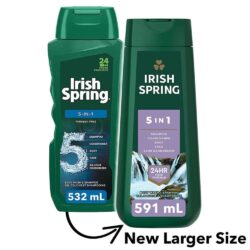 Sữa tắm gội toàn thân cho nam Irish Spring 5 in 1 591ml 4 sua tam goi toan than cho nam irish spring 5 in 1 532ml 591ml ka