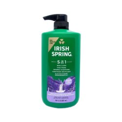 Sữa tắm gội toàn thân cho nam Irish Spring 5 in 1 887ml