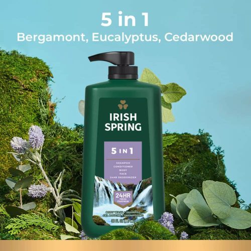 Sữa tắm gội toàn thân cho nam Irish Spring 5 in 1 887ml 17 sua tam goi toan than cho nam irish spring 5 in 1 946ml 887ml 080624 kaa