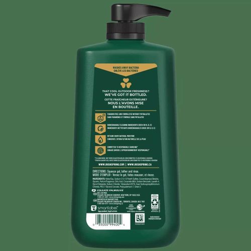 Sữa tắm gội toàn thân cho nam Irish Spring 5 in 1 887ml 18 sua tam goi toan than cho nam irish spring 5 in 1 946ml 887ml 080624 kc