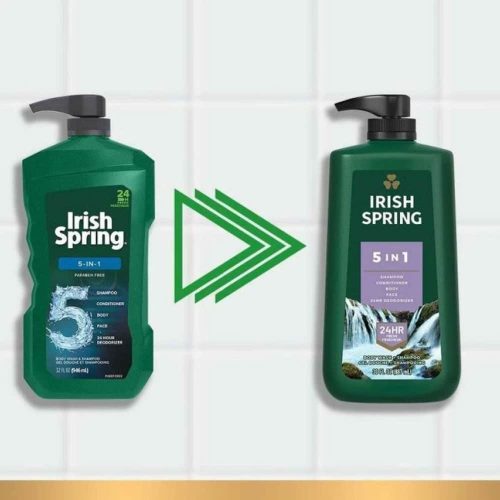 Sữa tắm gội toàn thân cho nam Irish Spring 5 in 1 887ml 16 sua tam goi toan than cho nam irish spring 5 in 1 946ml 887ml 080624 kd