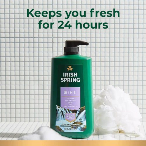 Sữa tắm gội toàn thân cho nam Irish Spring 5 in 1 887ml 19 sua tam goi toan than cho nam irish spring 5 in 1 946ml 887ml 080624 ke