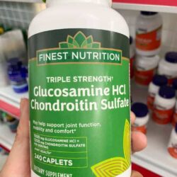 Viên uống bổ khớp Finest Nutrition Glucosamine HCl Chondroitin Sulfate Triple Strength 240 viên 5 vien uong bo khop finest nutrition glucosamine hcl chondroitin sulfate triple strength 240 vien kc