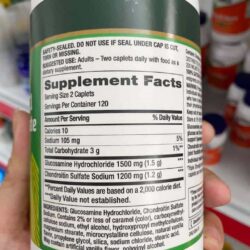 Viên uống bổ khớp Finest Nutrition Glucosamine HCl Chondroitin Sulfate Triple Strength 240 viên 6 vien uong bo khop finest nutrition glucosamine hcl chondroitin sulfate triple strength 240 vien kd