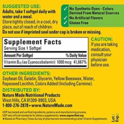 Viên uống bổ sung Vitamin B12 Nature Made Vitamin B12 1000mcg 90 viên 8 vien uong bo sung vitamin b12 nature made vitamin b12 1000mcg 90 vien kb