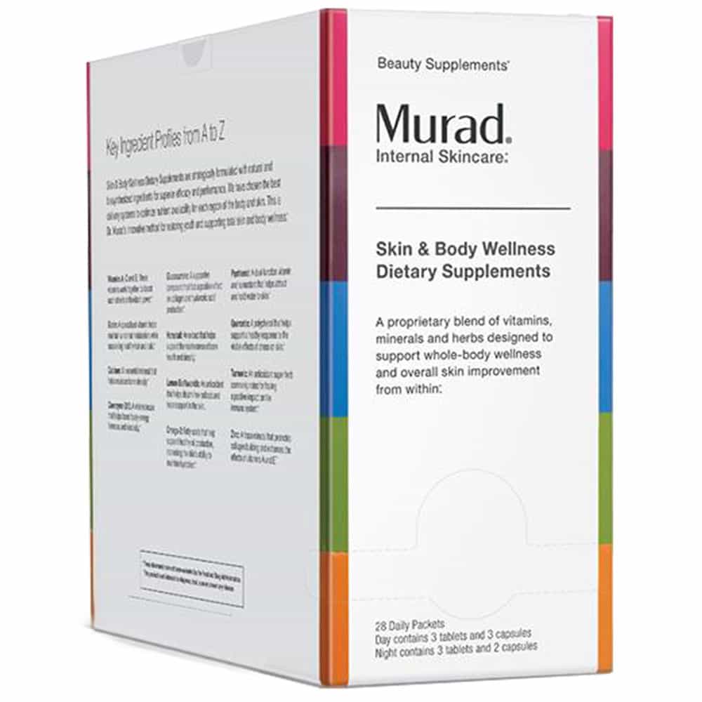 Viên uống cải thiện sức khỏe và làm đẹp da Murad Skin &#038; Body Wellness Dietary Supplements 28 ngày