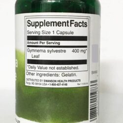 Viên uống hỗ trợ đường huyết Swanson Gymnema Sylvestre Leaf 400mg 100 viên 11 vien uong ho tro duong huyet swanson gymnema sylvestre leaf 400mg 100 vien kn1c