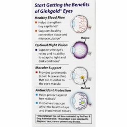 Viên uống sáng mắt Nature’s Way Ginkgold Eyes Lutein 20mg 60 viên 7 vien uong sang mat natures way ginkgold eyes lutein 20mg 60 vien kb